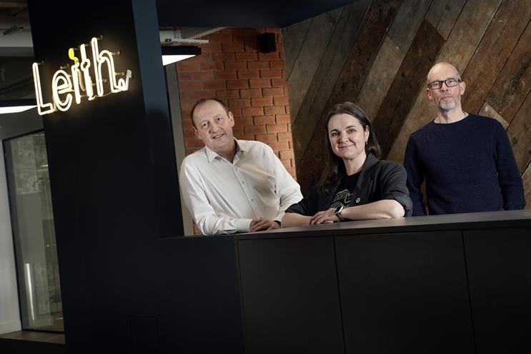 Leith: grew its headcount to 131 during 2021. (L-R) Richard Marsham, Vic Milne and Brian Coane