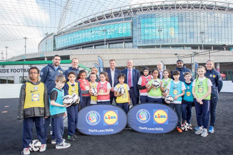 Lidl is sponsoring FA coaching sessions for children