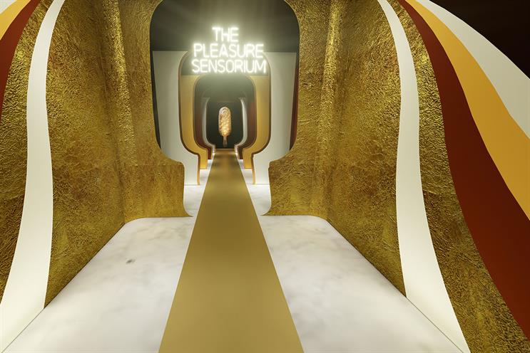 Magnum: guests journey through rooms designed to stimulate different senses