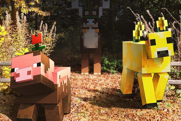 Minecraft Earth: characters get life-sized treatment
