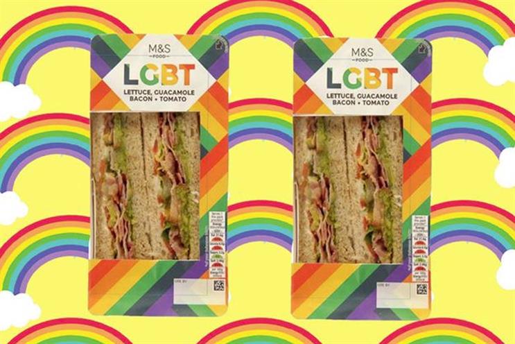 M&S: made an 'LGBT' sandwich this year