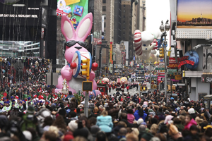 Macy's Thanksgiving parade in New York