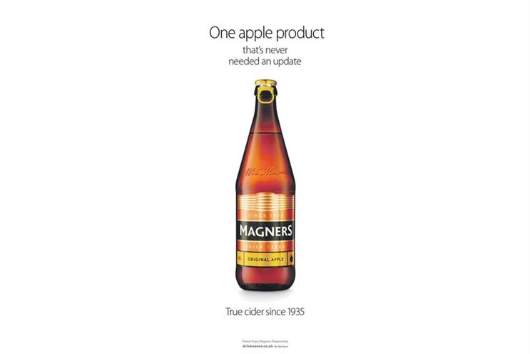 Magners: the cider brand will strengthen its pub presence in England and Wales following Admiral deal