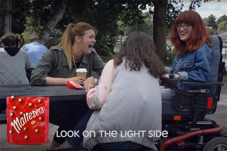 Maltesers: C4's inaugural Diversity in Advertising Award winner, 2016