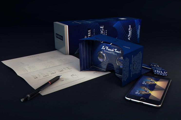 AKQA created packaging for Martell that turned into a virtual-reality headset