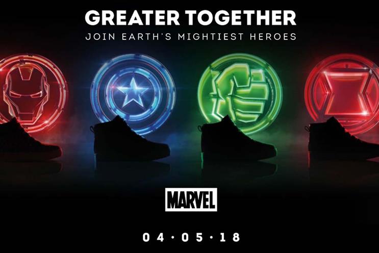 Disney lets kids experience life in Avengers' shoes with Clarks partnership
