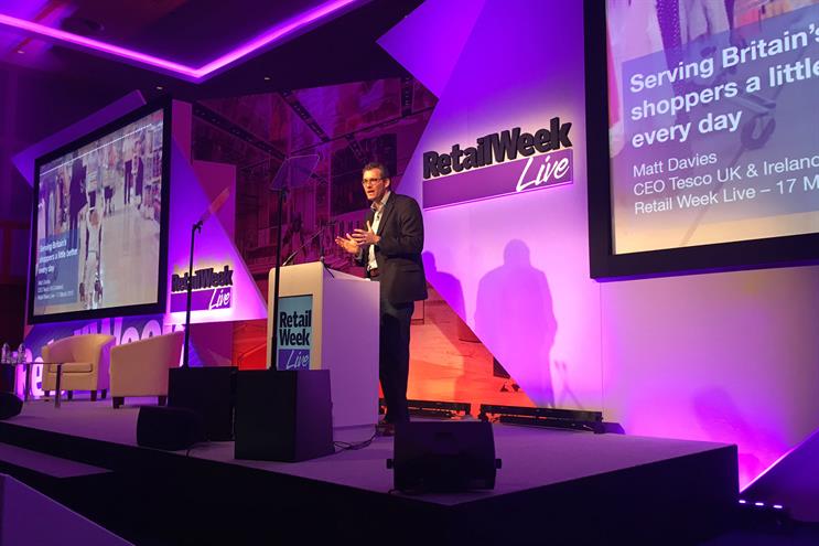 Tesco boss Matt Davies says the grocer is changing the way it does business