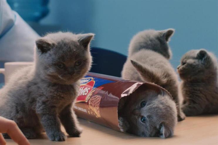 McVitie's well-known kittens will return in an ad targeting a younger audience