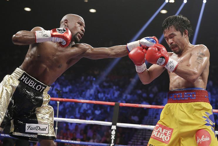 Mayweather vs Pacquiao: ringside spectators used Periscope to stream videos of the fight to the web. Credit: PA Photos
