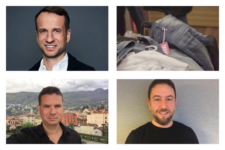 clockwise from top right: Diesel's entry, Tolga Tamer, Ran Bar On, Tino Krause