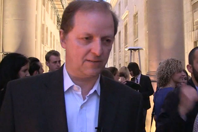Mike Baker: Outdoor Media Centre chief attends the awards
