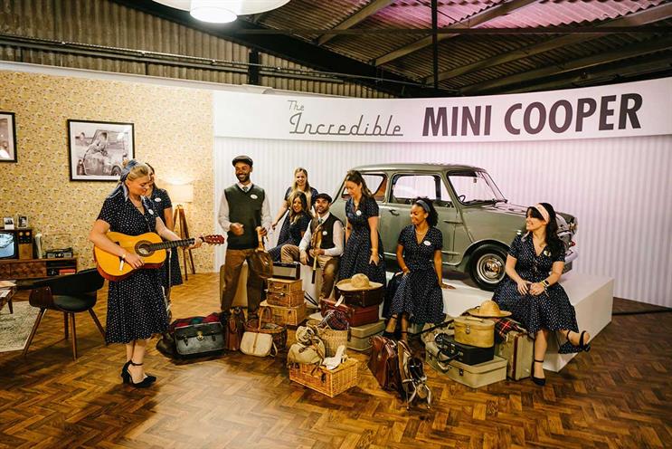 Mini: large-scale activation at Goodwood Revival relied on numerous staff