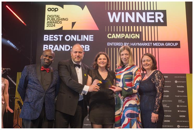 Campaign wins AOP Grand Prix for best online B2B brand for third year in a  row