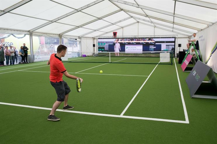 Tennis fans can play against Andy Murray in Glasgow