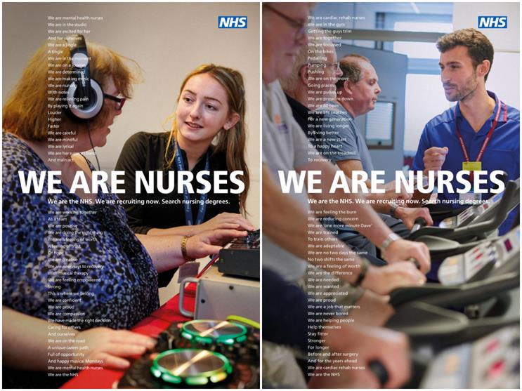 NHS: launches campaign ahead of Ucas deadline in January