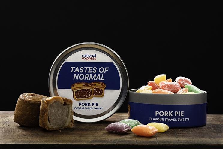 National Express: flavours include pork pie and curry