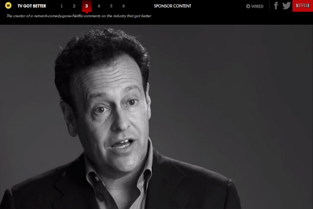 Mitch Horwitz: co-creator of Arrested Development stars in the native ad for Netflix