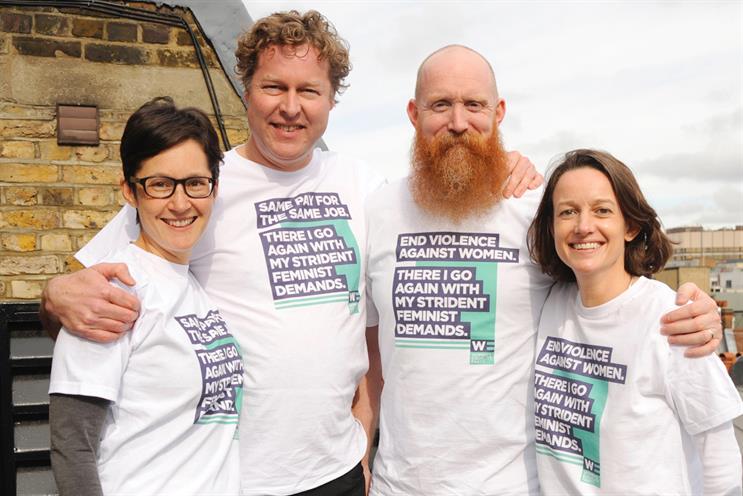 Now's partners: Kate Waters (strategy partner), John Townshend (chairman), Remco Graham (ECD and partner) and Melissa Robertson (CEO)