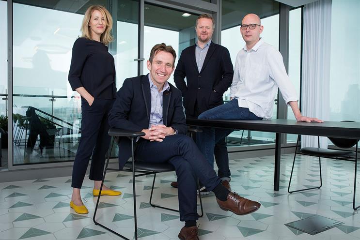 Ogilvy & Mather London: (left to right) Donald, Rudd, Mahoney and Chesters