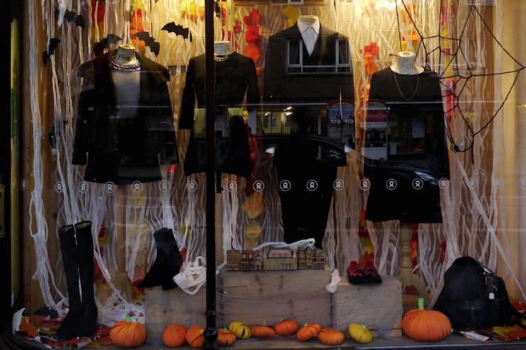 Oxfam: Halloween-themed pop-up