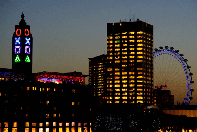PS4: Sony takes over the Oxo Tower in London