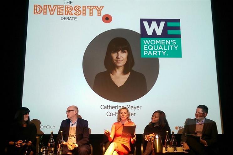 OysterCatchers Club panel: Catherine Mayer, Paul Geddes, Suki Thompson, Karen Blackett, Michael Brunt