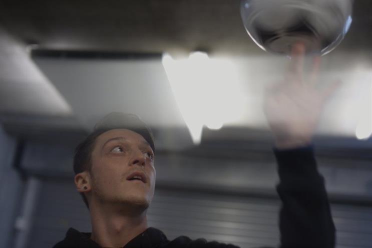 Mesut Özil featured in a 2017 campaign for Mercedes-Benz