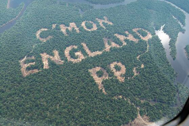 Paddy Power's World Cup rainforest stunt