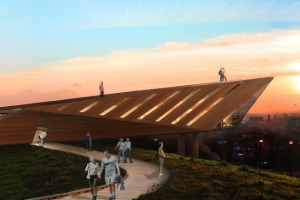 The proposed constructions will provide views across the city and Mersey