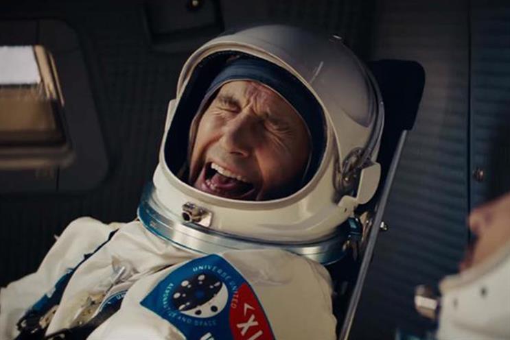 Rudd: plays astronaut who dashes off to collect Pepsi Max right before lift-off