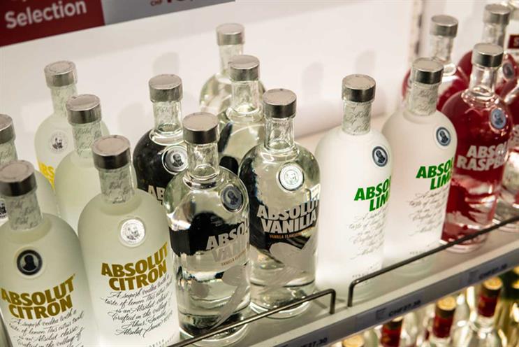 Pernod Ricard: owns brands including Absolut