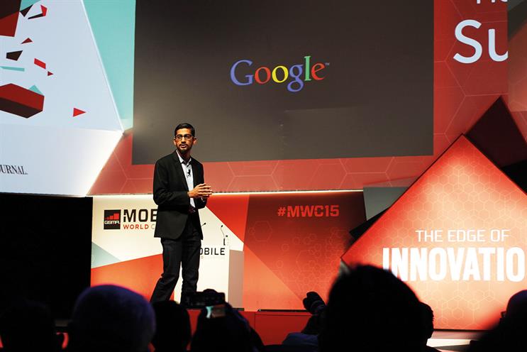 Pichai: Bloomberg last year described Google's new CEO as the 'most powerful man in mobile'