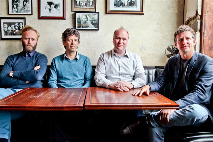 Poke…the founders (l-r) Roope, Beech, Hostler and Farnhill have an earn-out option after three years