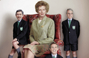 Politicians...Margaret Thatcher, Tony Blair and Gordon Brown feature