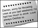 Spoof personal ads warn of drunken Valentine's danger
