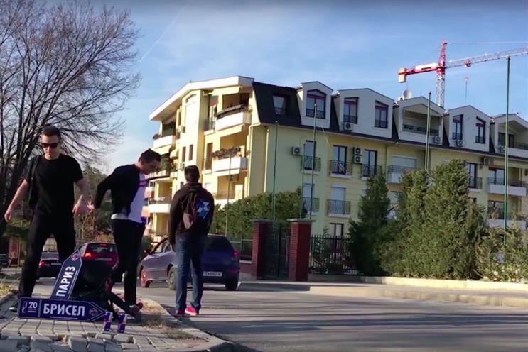 Red Bull has sent students hitchhiking across Europe