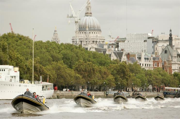 Rib ride on River Thames