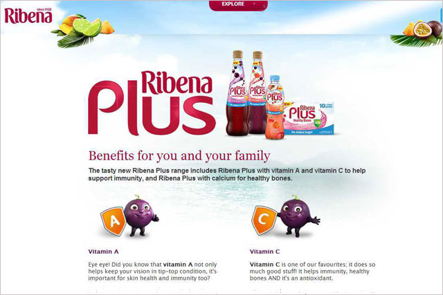 Ribena: website health claims criticised by the ASA