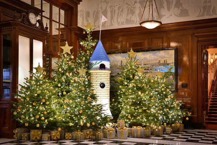 Lego: visitors to Savoy can create decorations 