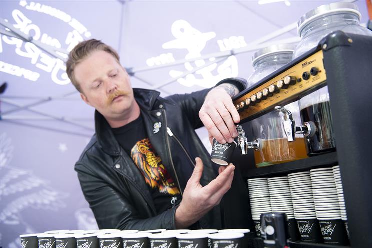 Sailor Jerry creates bar with 12 amps for drinkers' electric guitars