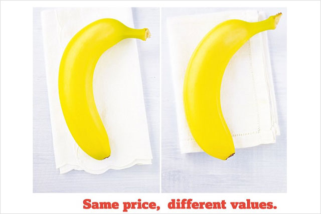 Sainsbury's: "same price, different values" campaign