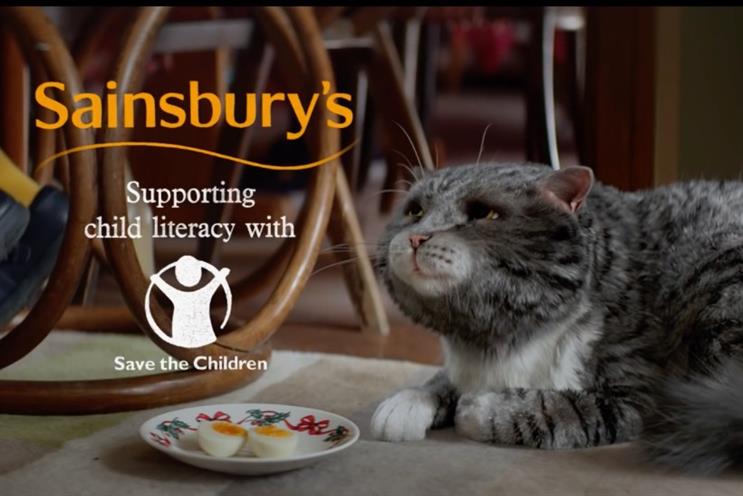 Sainsbury's: the supermarket's revival of Mog the cat made it the most-liked Christmas ad of 2015