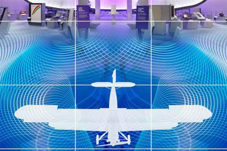 An Instagram grid based on the airflow around a plane