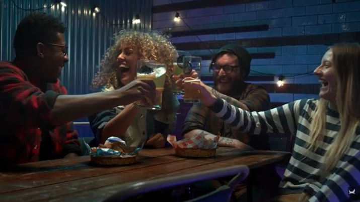 Struck off: Laughing hipsters