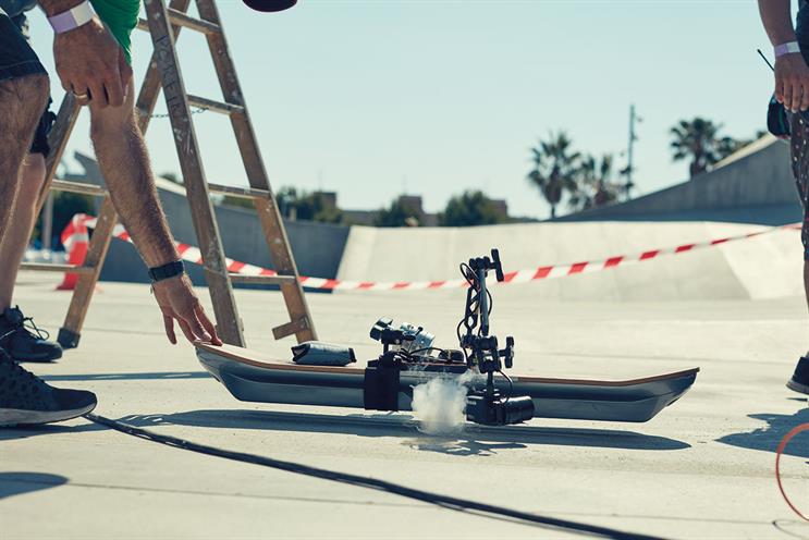 On set at the impossible shoot