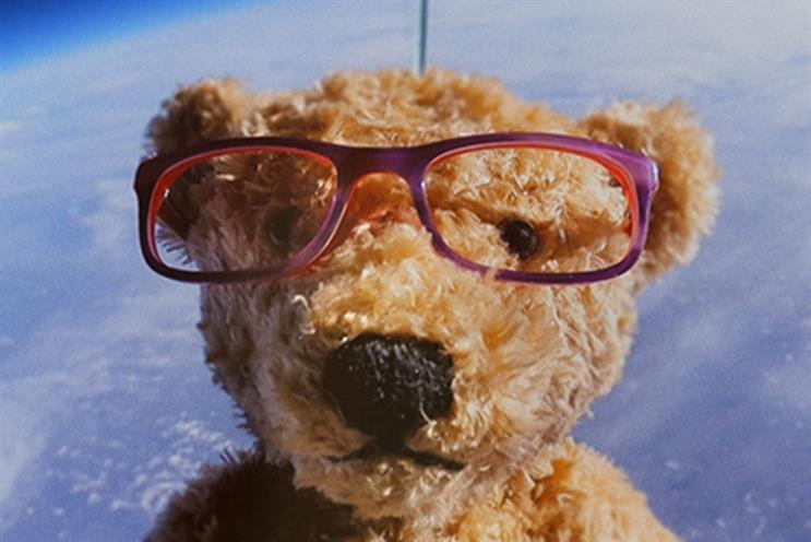 Specsavers: A recent ad for the brand sent a bespectacled teddy bear into space