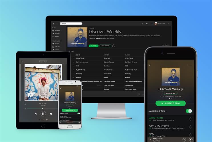 Spotify: Goodstuff oversees planning and buying