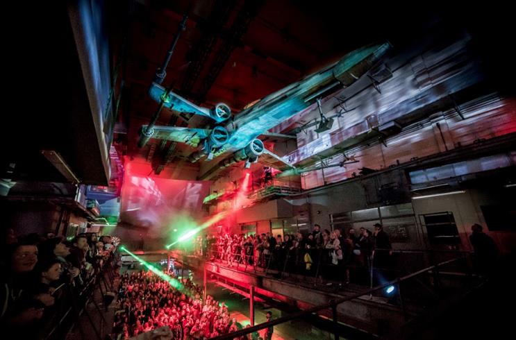 Secret Cinema: Past productions include The Empire Strikes Back (image: Mike Massaro)