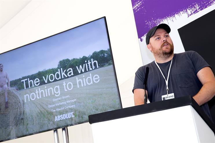 The Absolut Company global marketing manager Stephen Brown