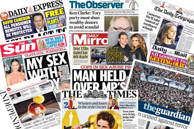 NRS Padd: Mail titles most read newsbrand